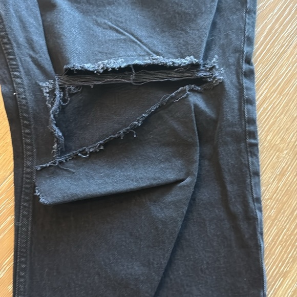 NWT Abercrombie & Fitch 90s high rise relaxed Jean womens 35/20’s distressed - Picture 7 of 12